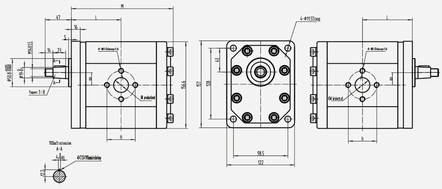 Mazuqi GHP3 Series Gear Pump